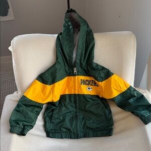 Packers NFL Team Apparel Jacket-Size 2T